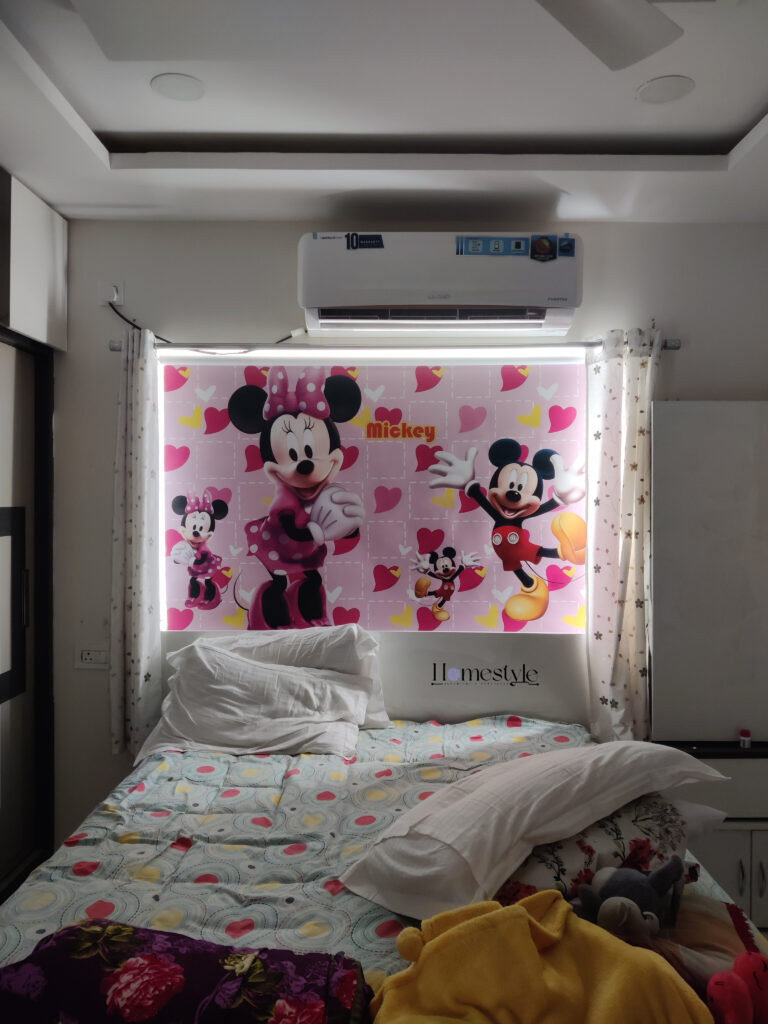 customized photo roller blinds by homestyle blinds